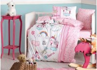 Постельное белье ранфорс Cotton Box - Unicorn Pembe (Турция), детский